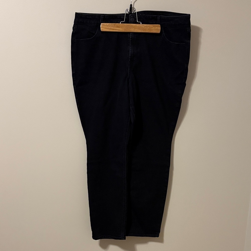 Old Navy Women's Black High-Rise WOW Straight Jeans